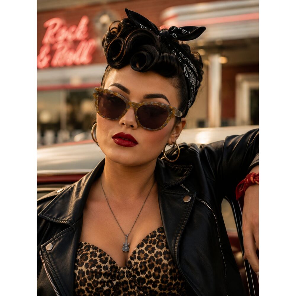 Wonderland ZZYZX Sunglasses Retro Design 51mm Lens Length
